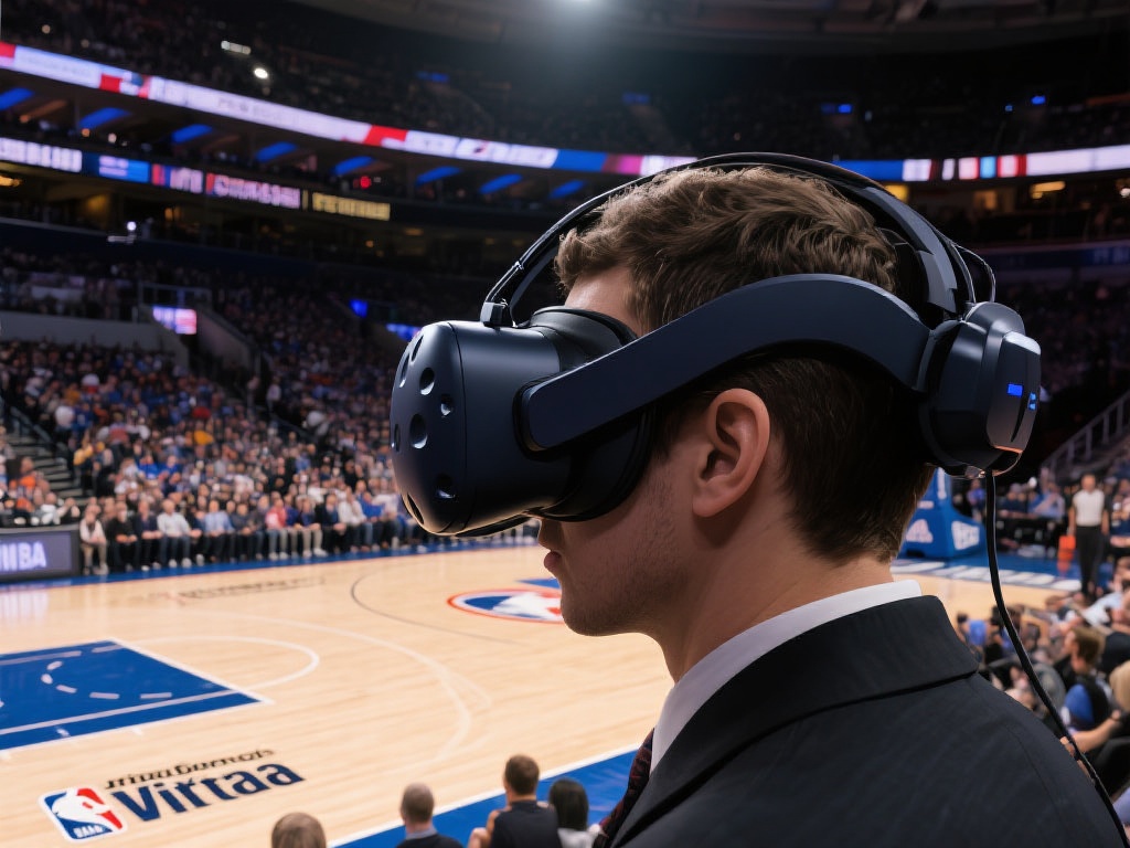 《体育画报》曾对NBA的虚拟现实技术做深入报道，指